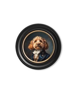 Sir Barkington Oxford Round / 44 x 44cm