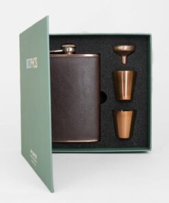 Sophos - 4 Piece Copper Hip Flask Set