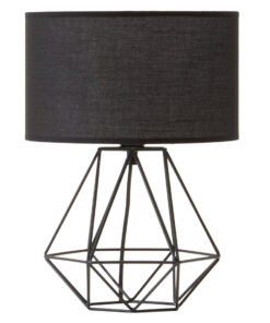 Wyra Black Shade Table Lamp