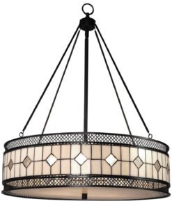 Waldorf Diamond Deco Pendant Light