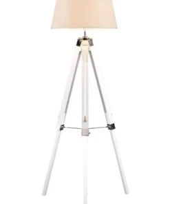 Bailey White Tripod Floor Lamp
