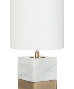 Alternative view of Sorado White Marble Accent Lamp