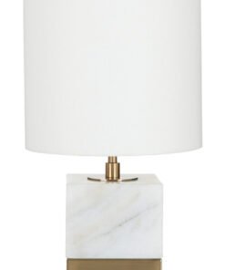 Sorado White Marble Accent Lamp