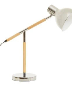 Alternative view of Stockholm Adjustable Desk Lamp in  Chrome Finish