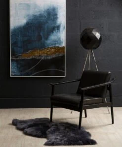 Alternative view of Mateo Black Finish Floor Lamp