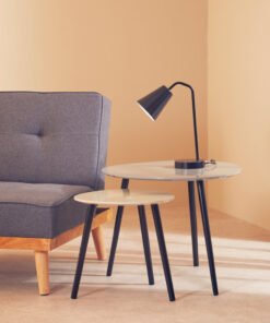 Alternative view of Shaina Black Metal Modern Desk Lamp