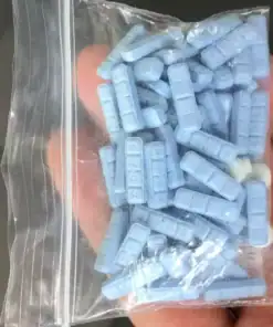 blue xanax pill
