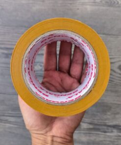 Cinta adhesiva empaque embalaje amarilla 100 yardas Bengala 1