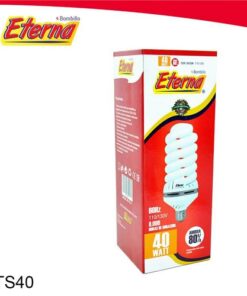 Bombillo ahorrador Eterna espiral 40w