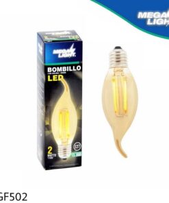 Megalight Bombillo led luz cálida 2 watts 15000 horas