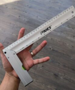 Escuadra regla fija 90° herramientas acero inoxidable 10 pulgadas 1