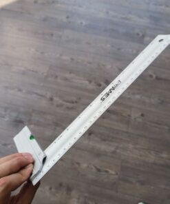 Escuadra regla fija 90° herramientas acero inoxidable 10 pulgadas 1