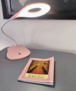 Lámpara escritorio mesa colores recargable usb luz led natural 2