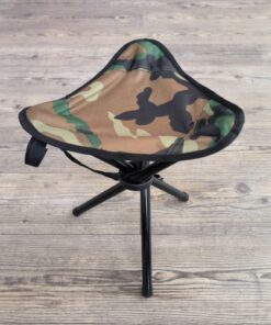 Silla plegable camping butaco camuflado eventos exteriores
