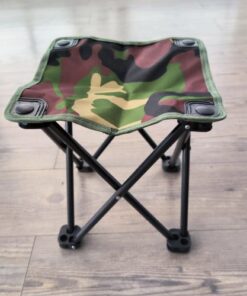 Alternative view of Silla plegable camping cuadrada camuflada eventos exteriores