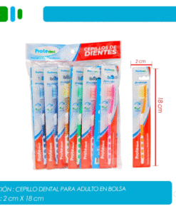 Cepillo dental suave para adultos marca Protedent