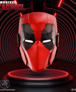 Armorized Deadpool Helmet 3d Print File STL Iron Deadpool