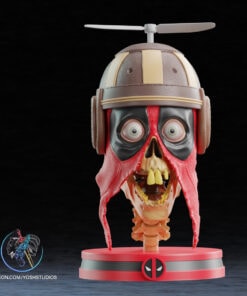 Headpool Statue 3D Printer STL File