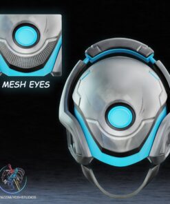 Alternative view of Maker Rivals Helmet 3D Printer File STL Mr Fantastic