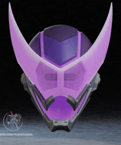 Alternative view of Hawkeye Rivals Helmet 3D Printer File STL