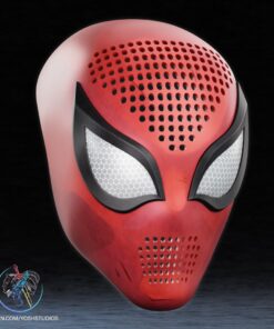 Alternative view of Spider-Man Marvel Rivals Face Shell 3D Printer File STL