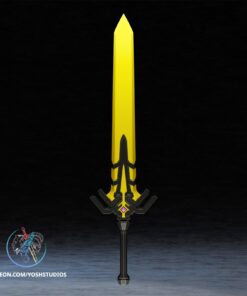 Alternative view of Magik Rivals Sword 3D Printer STL File