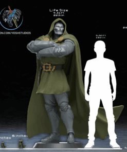 Alternative view of Life Size Dr Doom 3D Printer STL File