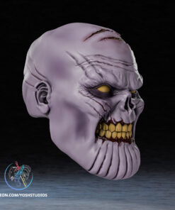 Alternative view of Zombie Thanos Mask 3D Printer File STL