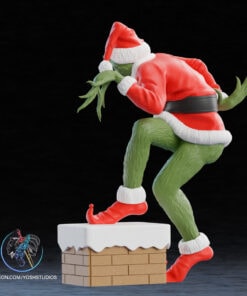 Alternative view of Life Sized Green Elf 3D Printer File STL