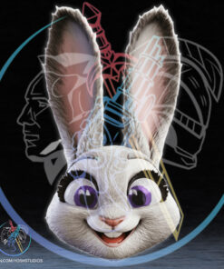 Rabbit Cop Helmet 3D Printer STL file