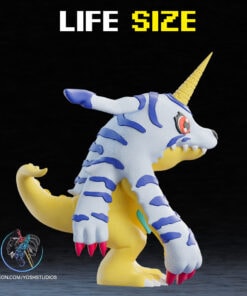 Alternative view of Life Sized Gabumon 3D Printer File STL