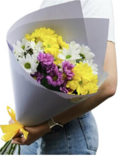 Karışık Mevsim Çiçegi Buketi