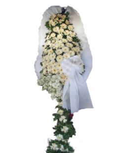 Tek Katlı Beyaz Melek Düğün Açılış Nikah Çiçeği