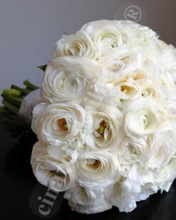 Beyaz Sakayik Gelin Buketleri