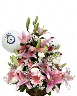 Eşsiz Güzellik Gül Lilyum Gerbera Oyuncak C-AR127