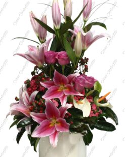 Vazgeçilmez Pembe Lilyum Gül C-AR152