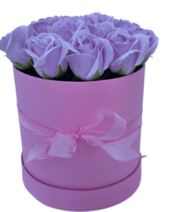 Solmayan Zarafet: 17 Adet İthal Yapay Pembe Gül Aranjmanı