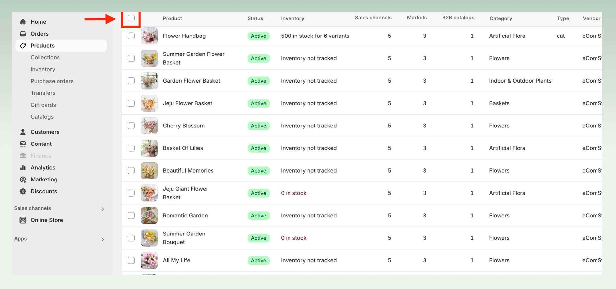 tick-the-check-box-at-the-top-to-select-all-how-to-change-product-price-on-Shopify