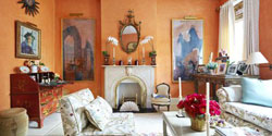 Orange Living Room