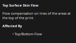 top surface skin flow explanation