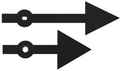 H43 Metal Clock Hands (Arrow)