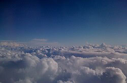 Image of clouds, cloud and virtual data storage networking book