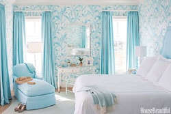 Room In Blue Color