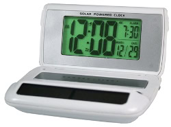 Acctim Solar Powered Travel Alarm with Smartlite Continental