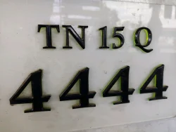 4444 number plate price