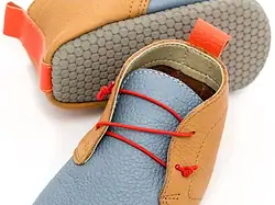Pantofi barefoot, bebelusi primii pasi, piele naturala