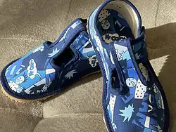 Papucei barefoot de interior material textil marimi 24,25,26,27 Perfecti pentru gradinita 