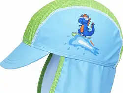 Sapca de plaja cu Dino factor de protectie UPF 40+