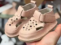 Sandalute primii pasi,piele naturala, model barefoot