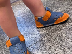 barefoot cu talpa VIBRAM Papucei primii pasi - barefoot cu talpa VIBRAM-MADE IN ROMANIA